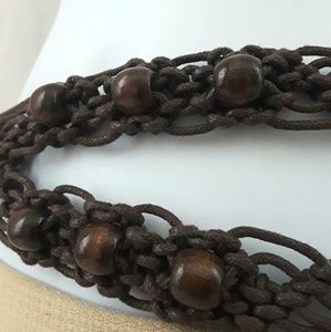 Macrame Braided Boho Style Waist Belt